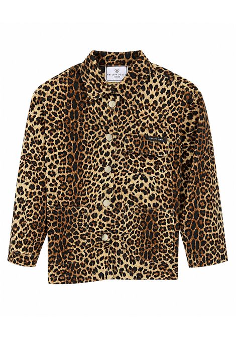 Camicia con strass PHILIPP plein junior | F6PHJGSI059200